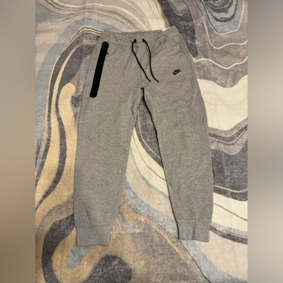 Nike Sportswear Tech Fleece Full-Zip Hoodie & Joggers Set Grey Mens Size Large - Picture 5 of 7